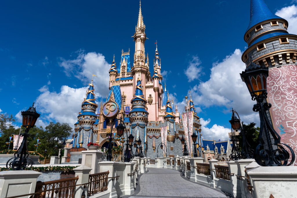 Cinderella's Castle at Disney world Orlando