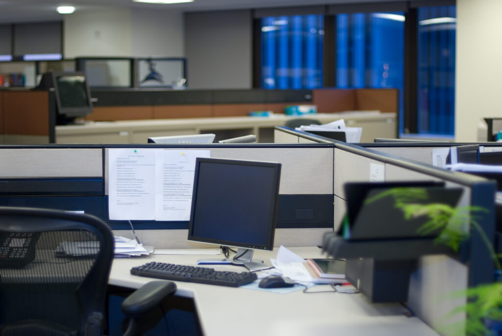 photo of an empty office