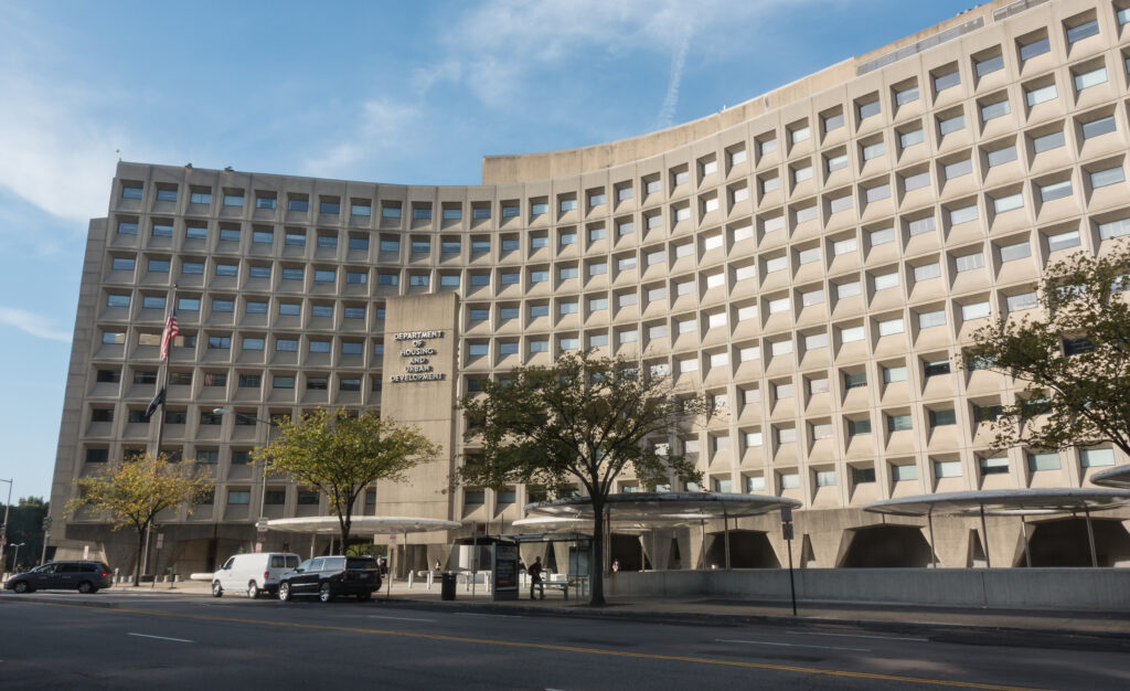 The building for US Department of Housing and Urban Development, HUD, headquarters, Washington, DC