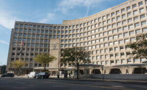 The building for US Department of Housing and Urban Development, HUD, headquarters, Washington, DC