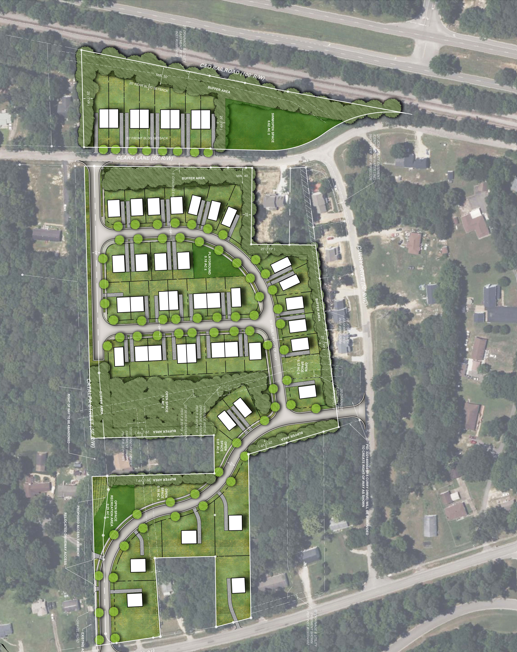 The approved Illustrative Master Plan for The Moores